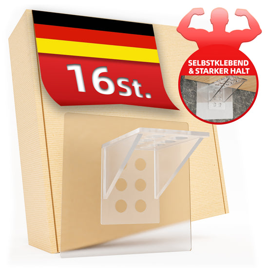 Regalbodenhalter Set selbstklebend